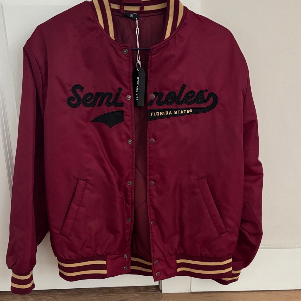 Florida State Maroon Bomber Jacket